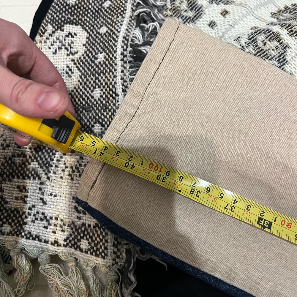 Insane unique vintage thoroughbred colour block western jean - Picture 6 of 9